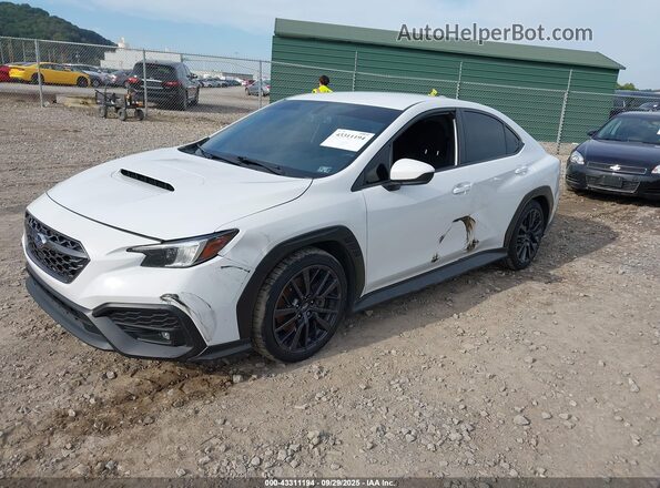 JF1VBAF61P9813795 2023 SUBARU WRX White წინა მარცხენა ხედი სამი მეოთხედიდან