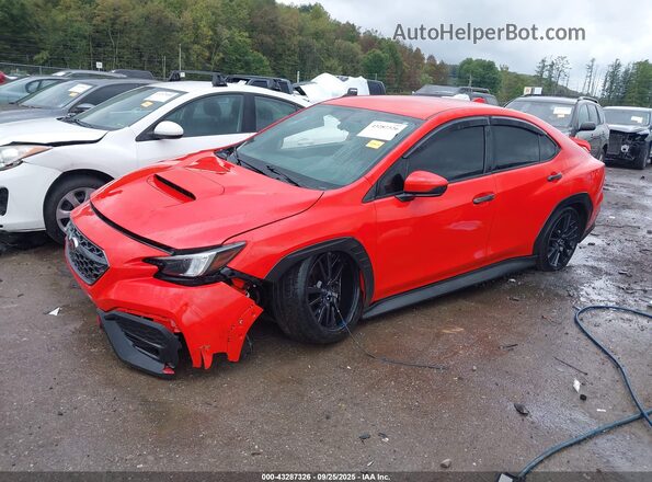 JF1VBAF66N9025995 2022 SUBARU WRX Red Przód lewy