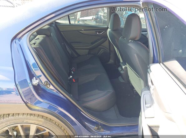 JF1VBAF68P9817410 2023 SUBARU WRX Blue Вид наклейки з VIN-кодом