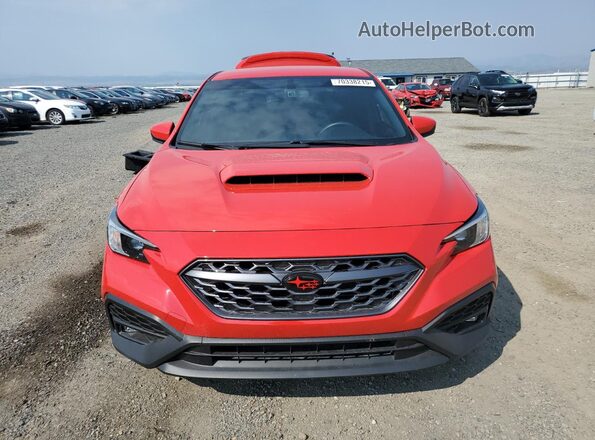 JF1VBAF69N9031175 2022 SUBARU WRX Red წინა ხედი