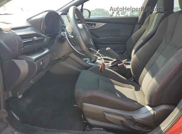 JF1VBAF69N9031175 2022 SUBARU WRX Red წინა სალონის ხედი