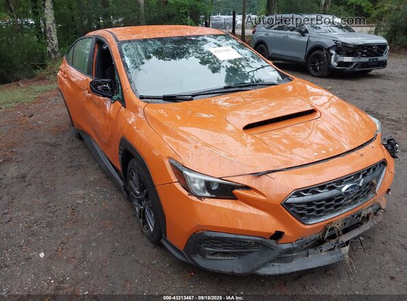 JF1VBAH61N8008167 2022 SUBARU WRX Orange Vista frontal