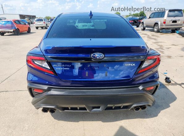 JF1VBAH65R9805313 2024 SUBARU WRX Синий Вид сзади