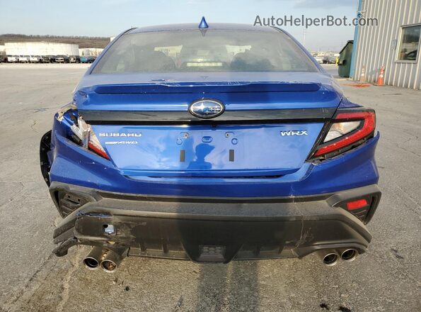 JF1VBAH6XR9819451 2024 SUBARU WRX Blue Widok z tyłu