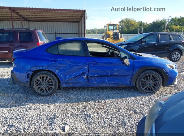 JF1VBAU64N8016186 2022 SUBARU WRX Blue Սալոնի 360 աստիճան տեսք