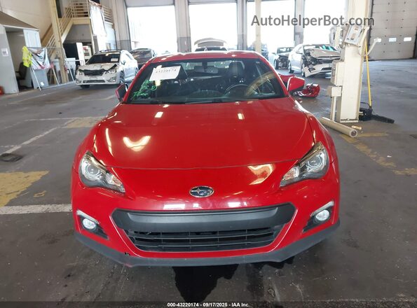 JF1ZCAC17G9600907 2016 SUBARU BRZ Red Սալոնի հետևի տեսք