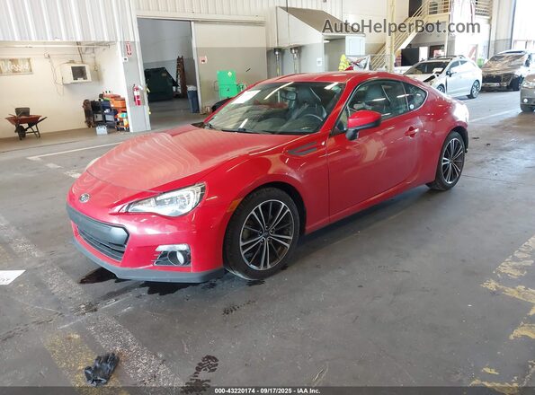 JF1ZCAC17G9600907 2016 SUBARU BRZ Red Առջևի ձախ երեք քառորդ տեսարան