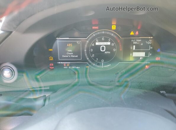JF1ZDBE10P9701433 2023 SUBARU BRZ Синий Вид щитка приборов