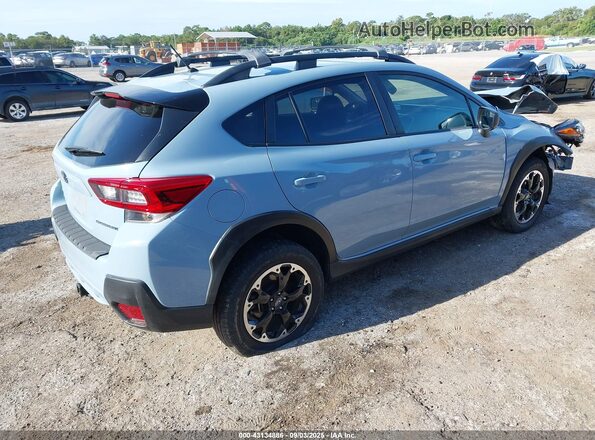 JF2GTAAC3M9665658 2021 SUBARU CROSSTREK Light Blue Tył prawy