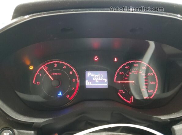 JF2GTAAC7KH229091 2019 SUBARU CROSSTREK White Vista del cuadro de instrumentos