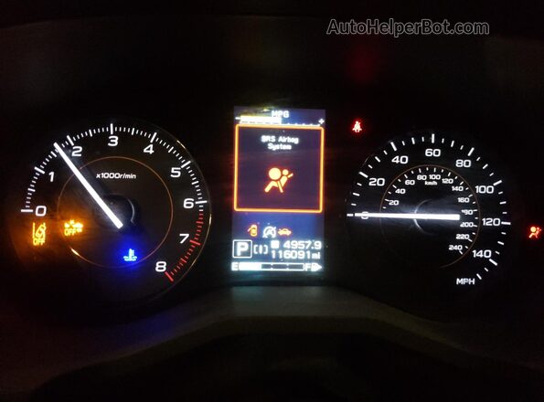 JF2GTABC3L8278630 2020 SUBARU CROSSTREK Белый Вид щитка приборов