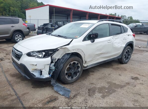 JF2GTABC6M8214664 2021 SUBARU CROSSTREK White Przód lewy