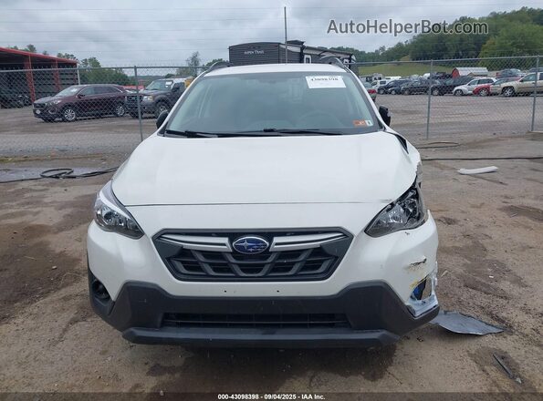 JF2GTABC6M8214664 2021 SUBARU CROSSTREK White Widok zestawu wskaźników