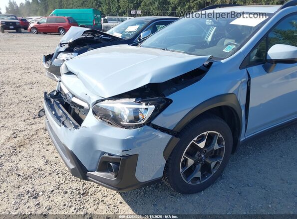 JF2GTADC2K8211805 2019 SUBARU CROSSTREK Blue Front view