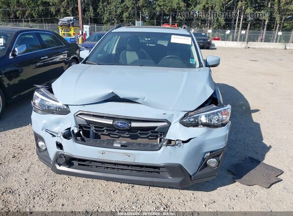 JF2GTADC2K8211805 2019 SUBARU CROSSTREK Blue Instrument cluster view