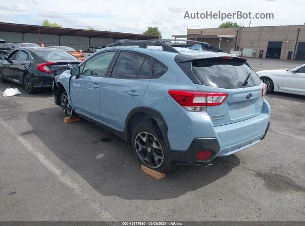 JF2GTADC7JH312479 2018 SUBARU CROSSTREK Light Blue უკანა მარცხენა