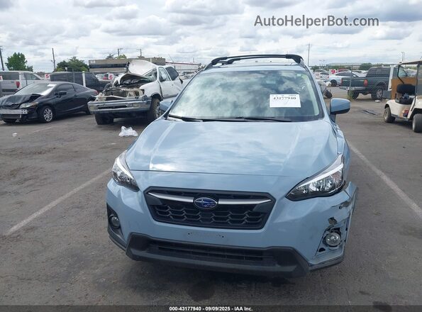 JF2GTADC7JH312479 2018 SUBARU CROSSTREK Light Blue ხელსაწყოთა პანელის ხედი