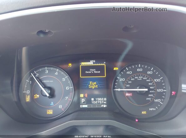 JF2GTADC8JH263695 2018 SUBARU CROSSTREK Красный 