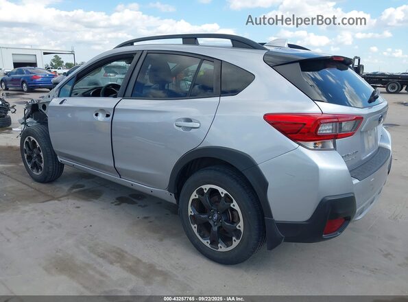 JF2GTAEC3M8333056 2021 SUBARU CROSSTREK Серебряный Задняя левая четверть