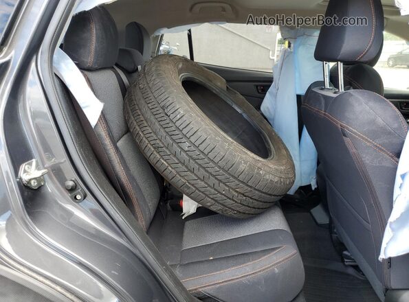 JF2GTAEC5LH254650 2020 SUBARU CROSSTREK Серый Вид задней части салона