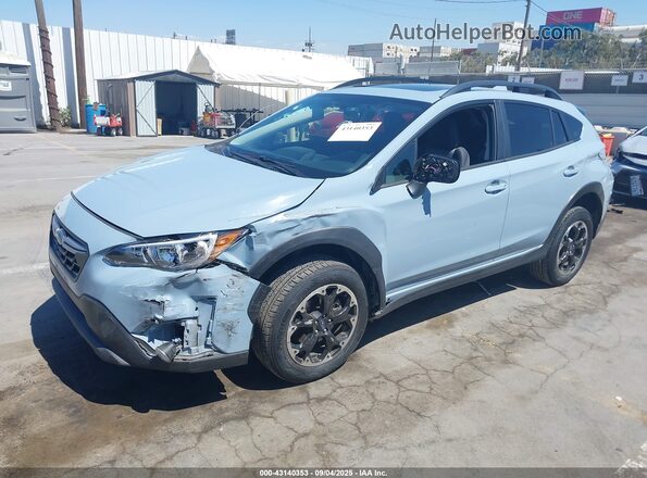 JF2GTAEC8N8235612 2022 SUBARU CROSSTREK Серый Передняя левая четверть