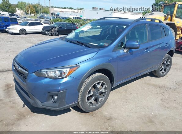 JF2GTAEC9LH209596 2020 SUBARU CROSSTREK Синий Передняя левая четверть