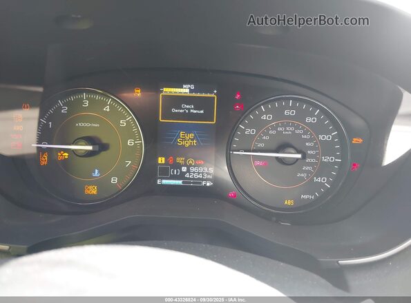 JF2GTAECXLH204827 2020 SUBARU CROSSTREK Silver Vista de los asientos traseros