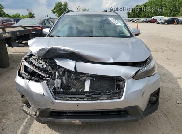 JF2GTAMC1J8200602 2018 SUBARU CROSSTREK Серебряный Вид спереди