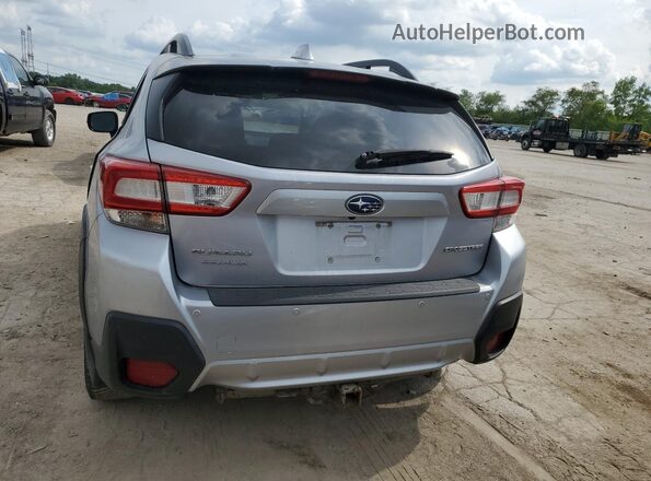 JF2GTAMC1J8200602 2018 SUBARU CROSSTREK Серебряный Вид сзади