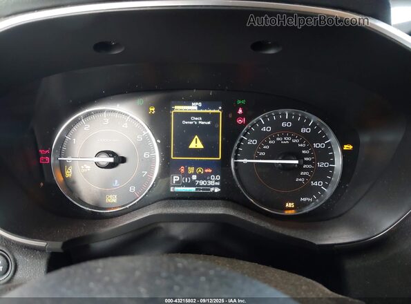 JF2GTAMC2LH211014 2020 SUBARU CROSSTREK Black Widok tylnych siedzeń