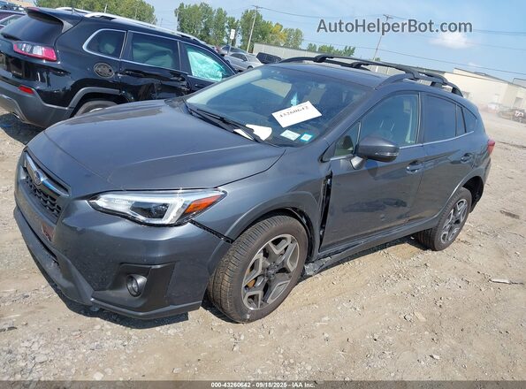 JF2GTAMC2LH212177 2020 SUBARU CROSSTREK Gray Передня ліва чверть