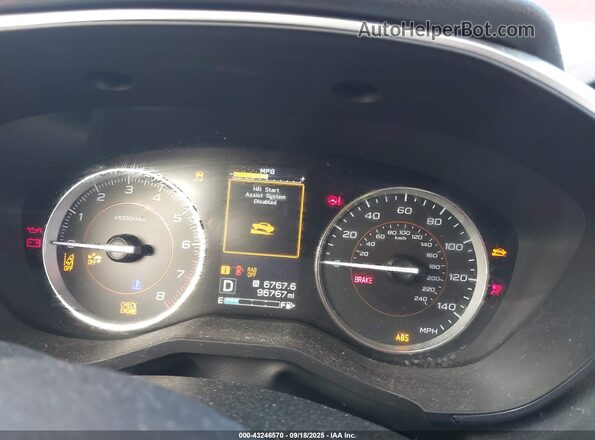 JF2GTAMC5K8296204 2019 SUBARU CROSSTREK Red Вид задніх сидінь