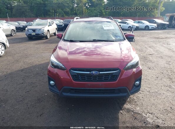 JF2GTAMC5K8296204 2019 SUBARU CROSSTREK Red Вид щитка приладів