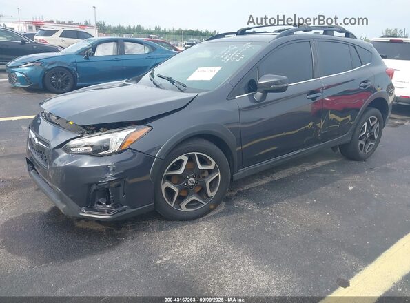 JF2GTAMC8J8344230 2018 SUBARU CROSSTREK Gray 
