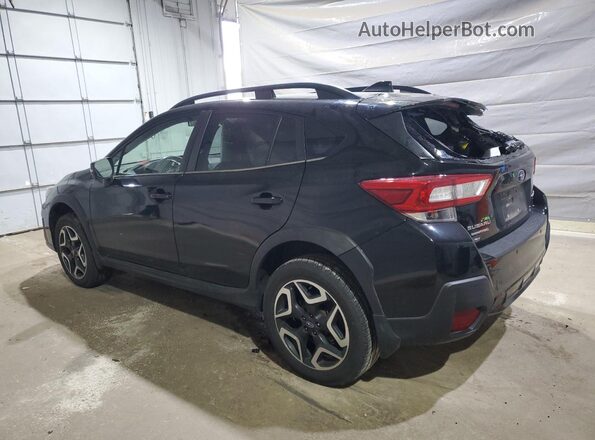 JF2GTAMC9KH288784 2019 SUBARU CROSSTREK Black უკანა მარცხენა