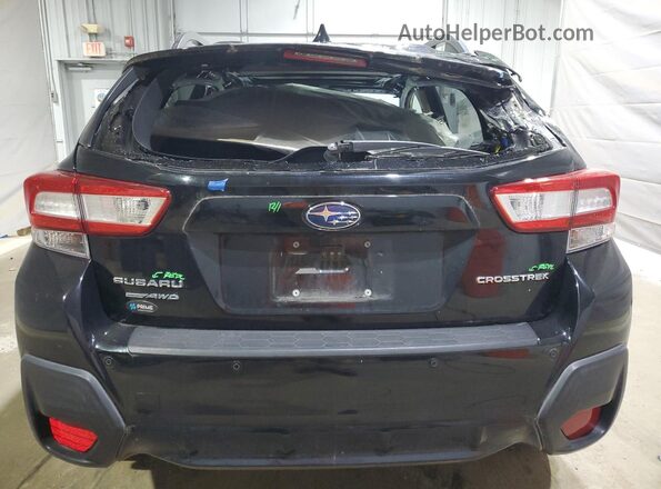 JF2GTAMC9KH288784 2019 SUBARU CROSSTREK Black უკანა ხედი