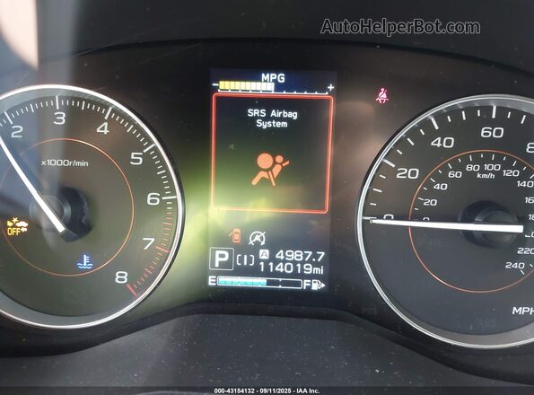 JF2GTANC0L8237030 2020 SUBARU CROSSTREK Серебряный Вид задних сидений