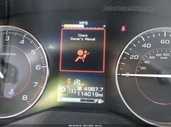 JF2GTANC0L8237030 2020 SUBARU CROSSTREK Серебряный 
