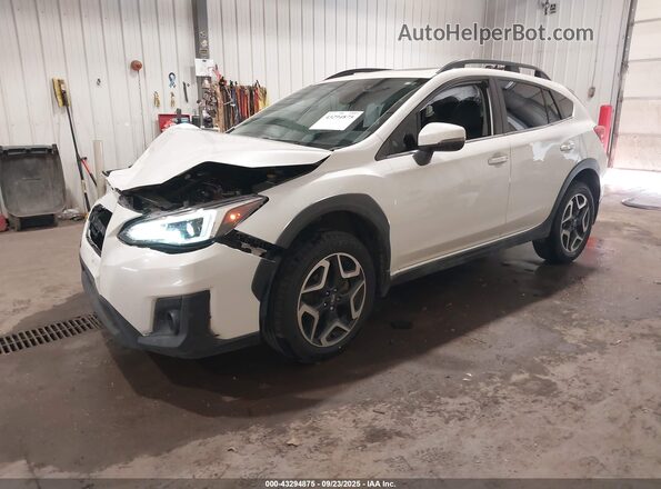 JF2GTANC9LH238550 2020 SUBARU CROSSTREK White Vista tres cuartos delantera izquierda