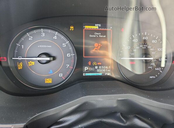 JF2GTAPC3M8206532 2021 SUBARU CROSSTREK Белый 