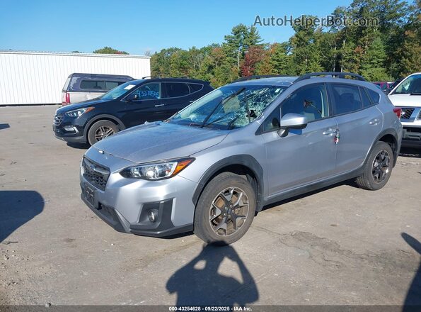JF2GTAPC4L8232619 2020 SUBARU CROSSTREK Серебряный Передняя левая четверть
