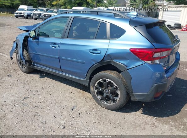 JF2GTAPC4MH358920 2021 SUBARU CROSSTREK Blue Задня ліва чверть