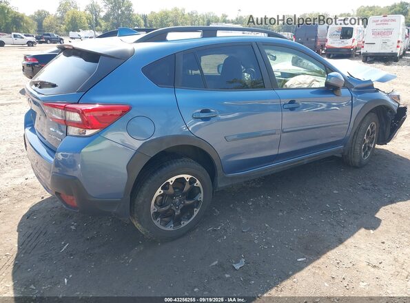 JF2GTAPC4MH358920 2021 SUBARU CROSSTREK Blue Задня права чверть