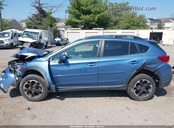 JF2GTAPC4MH358920 2021 SUBARU CROSSTREK Blue Вид задньої частини салону