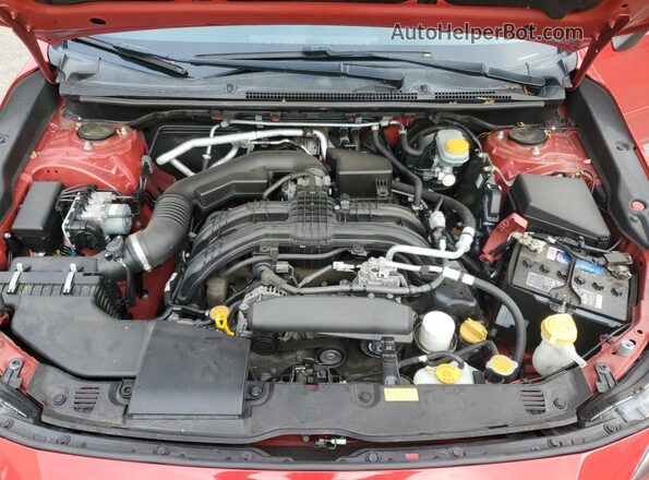 JF2GTAPC6L8237112 2020 SUBARU CROSSTREK Red Engine compartment view