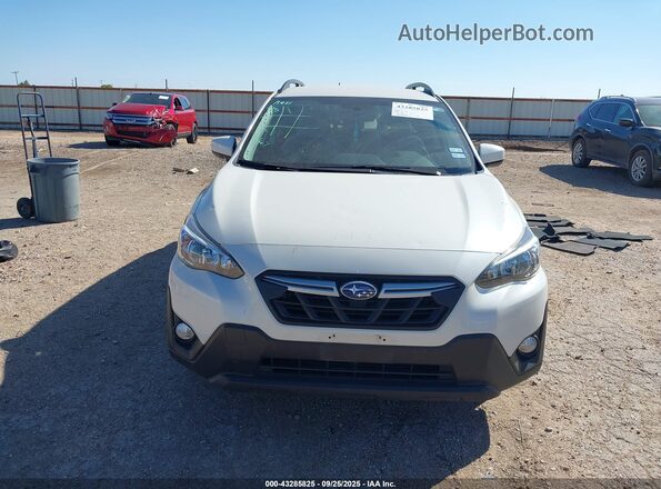 JF2GTAPC6M8335798 2021 SUBARU CROSSTREK White ხელსაწყოთა პანელის ხედი