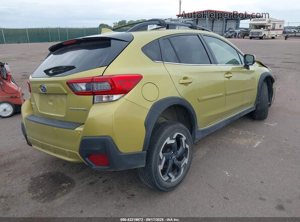 JF2GTHNC3NH253573 2022 SUBARU CROSSTREK Green Trasero derecho