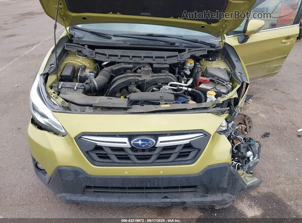 JF2GTHNC3NH253573 2022 SUBARU CROSSTREK Green Vista trasera