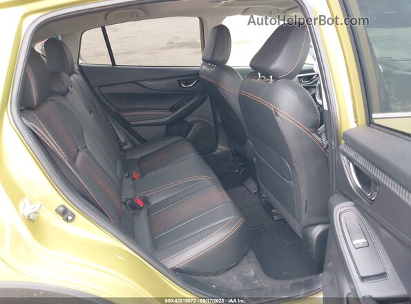 JF2GTHNC3NH253573 2022 SUBARU CROSSTREK Green Vista de la etiqueta del VIN