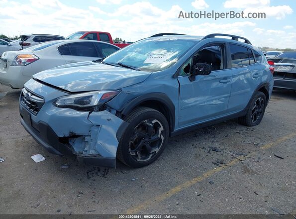 JF2GTHNC5M8247935 2021 SUBARU CROSSTREK Gray Передня ліва чверть